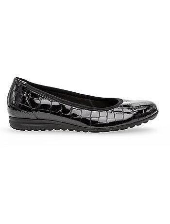 Ballerines en cuir vernis