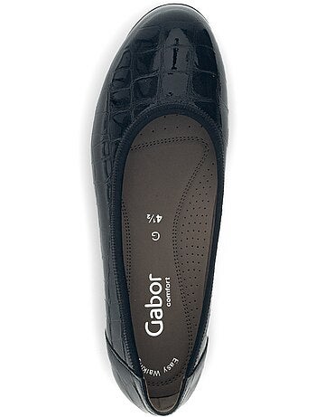 Ballerines en cuir vernis