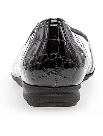 Ballerines en cuir vernis
