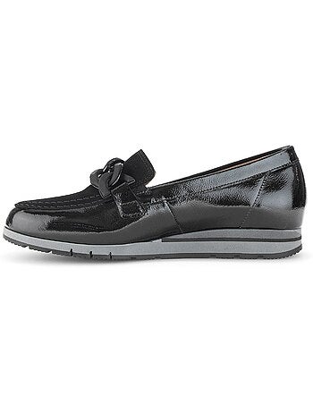 Ballerines en cuir vernis