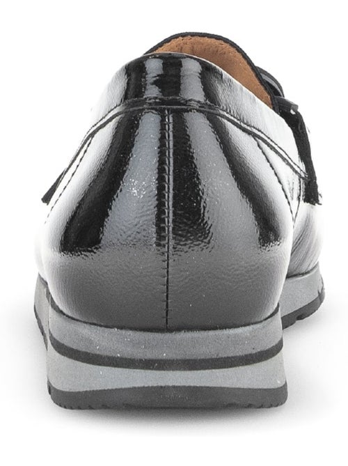 Ballerines  en cuir vernis - Kiabi
