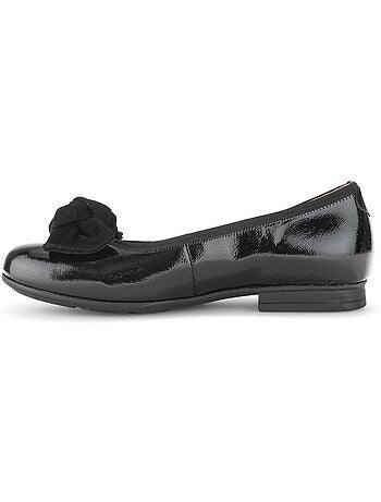 Ballerines en cuir vernis