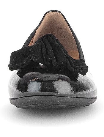 Ballerines en cuir vernis