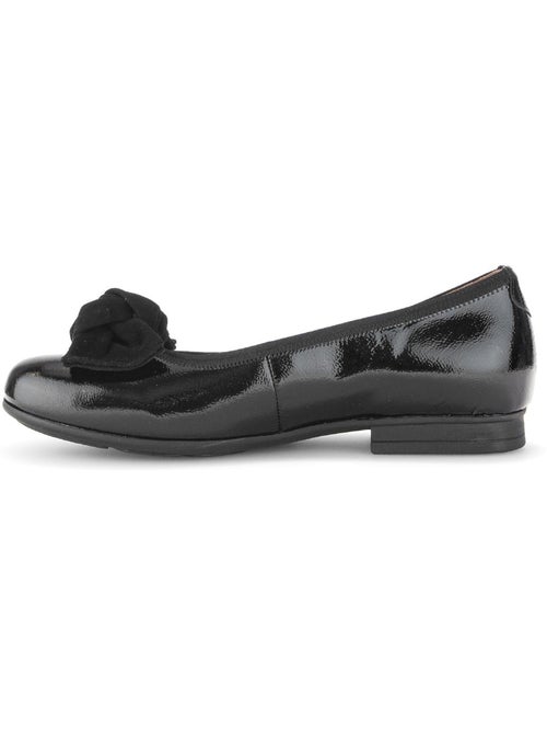 Ballerines  en cuir vernis - Kiabi