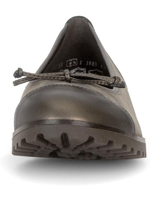 Ballerines en cuirs combinés - Kiabi Ballerines en cuirs combinés - Kiabi