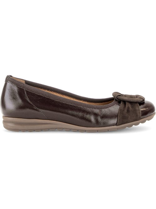 Ballerines en cuirs combinés - Kiabi Ballerines en cuirs combinés - Kiabi