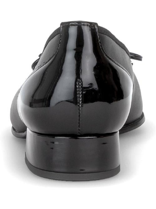 Ballerines  en cuirs combinés - Kiabi