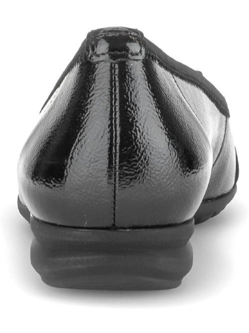 Ballerines  en cuirs combinés - Kiabi