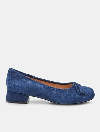 Ballerines en daim avec talon confortables bata