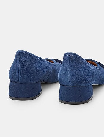 Ballerines en daim avec talon confortables bata
