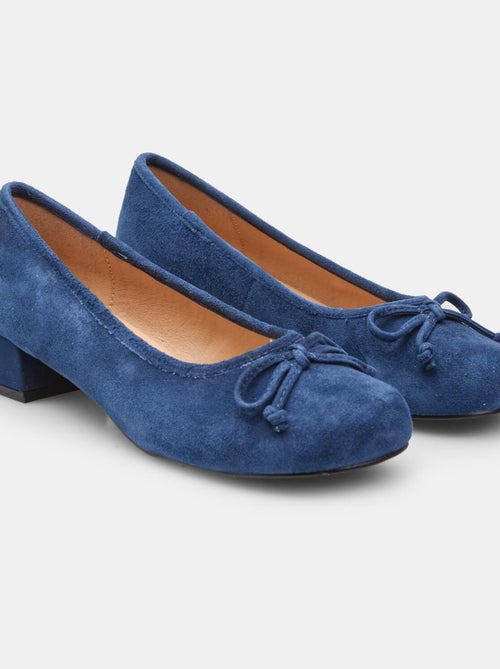 Ballerines en daim avec talon confortables  BATA - Kiabi