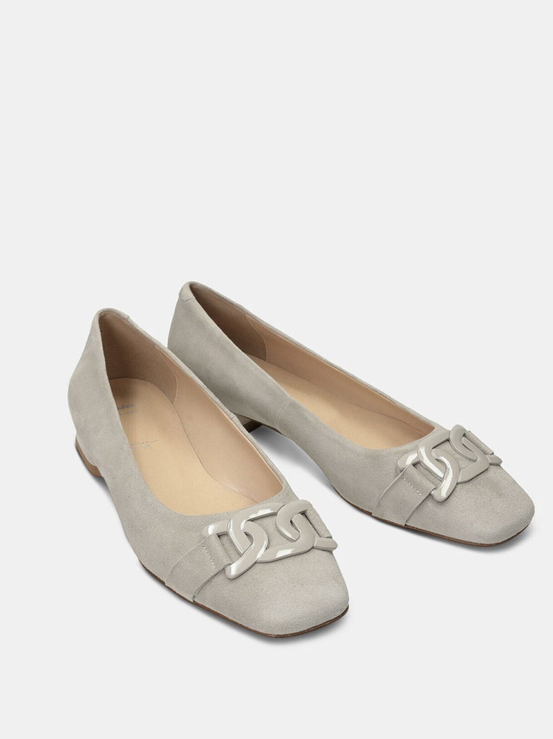 Ballerines en daim BATA Gris - Kiabi