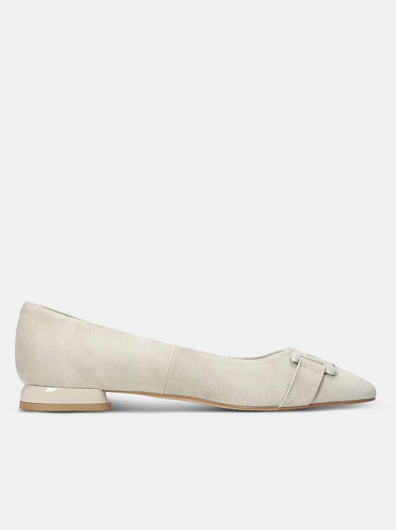 Ballerines en daim BATA Gris - Kiabi