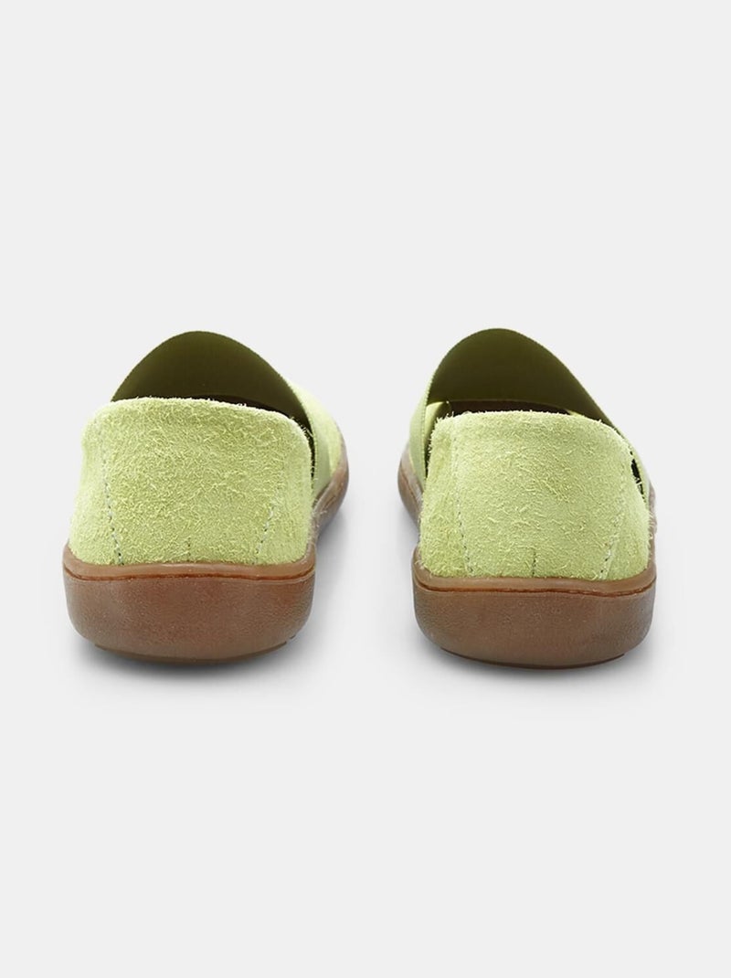 Ballerines en daim  BATA Jaune - Kiabi