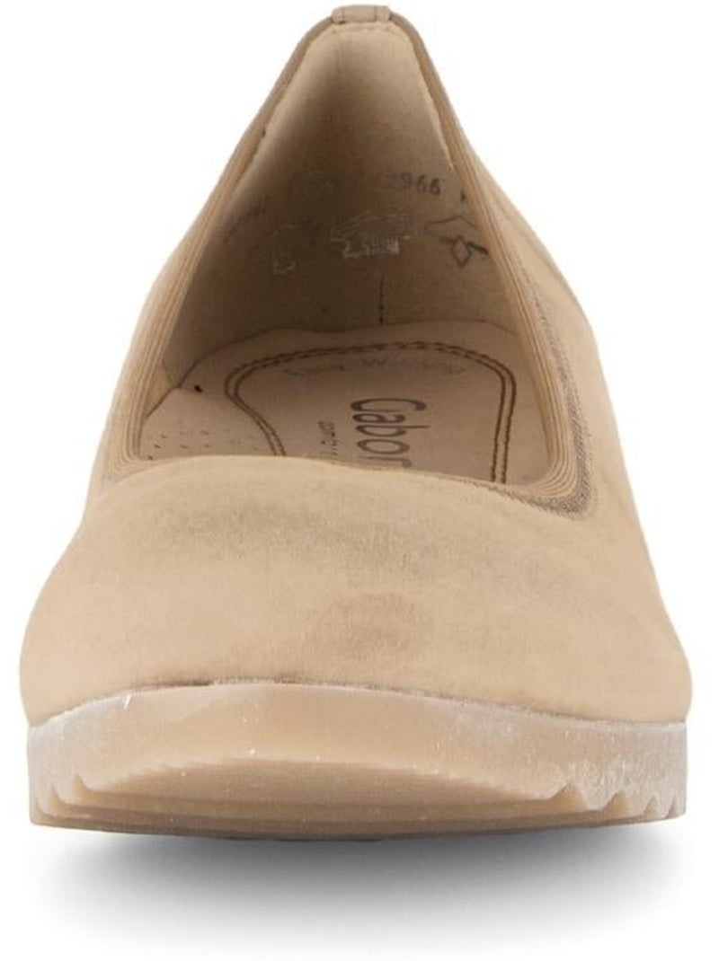 Ballerines  en daim Beige - Kiabi