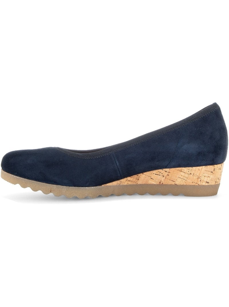 Ballerines  en daim Bleu - Kiabi