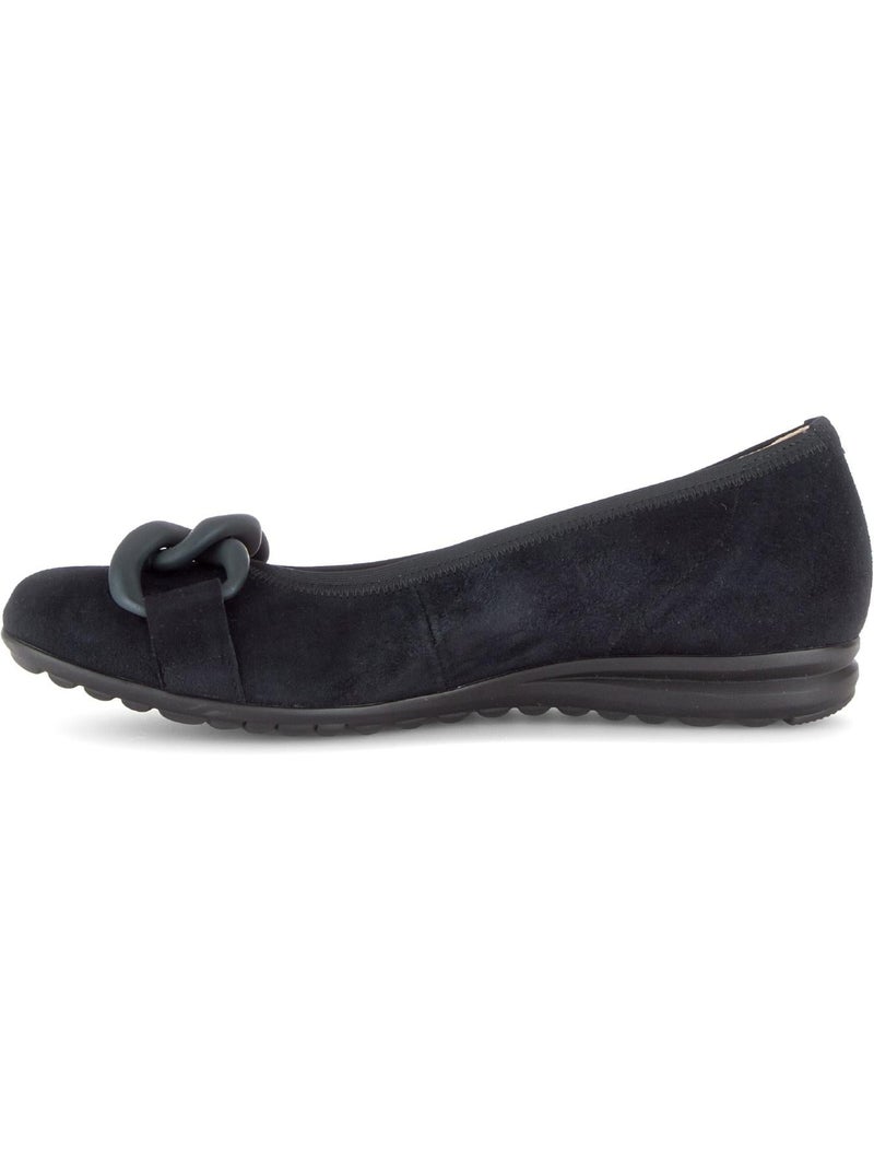 Ballerines  en daim Bleu - Kiabi