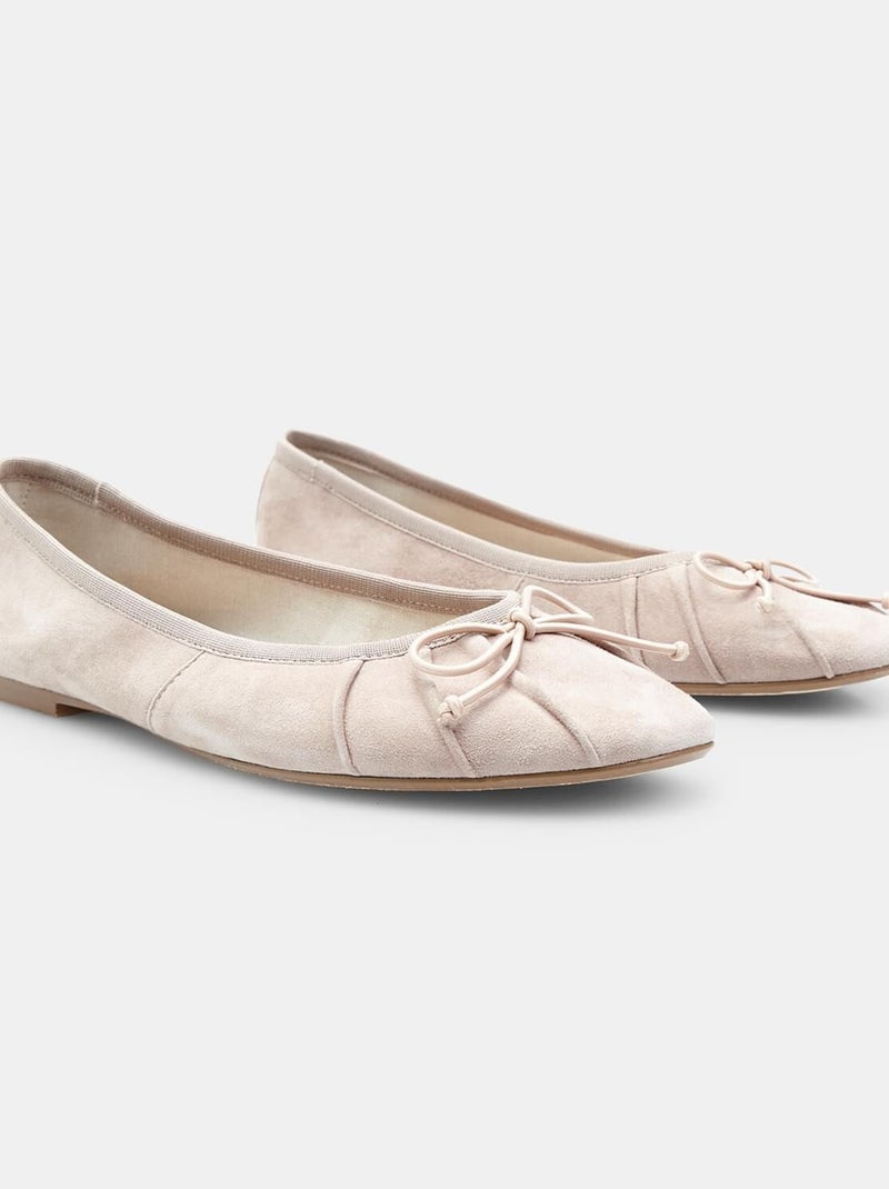 Ballerines en daim confortables  BATA Beige - Kiabi