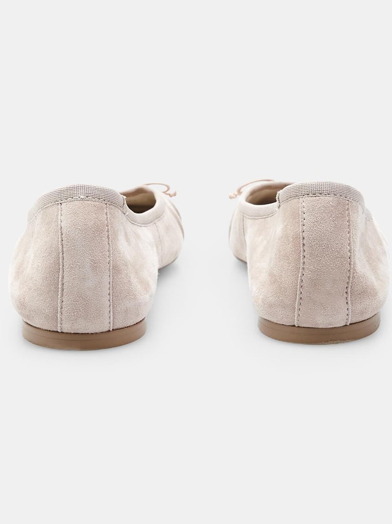 Ballerines en daim confortables  BATA Beige - Kiabi