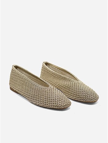 Ballerines en maille