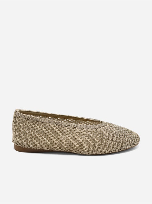 Ballerines en maille - Kiabi