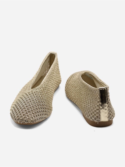 Ballerines en maille - Kiabi