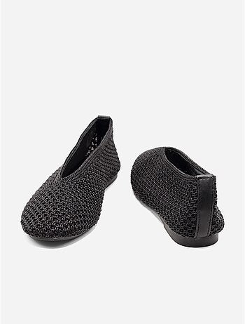 Ballerines en maille