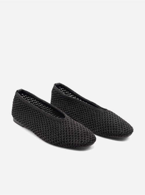 Ballerines en maille - Kiabi