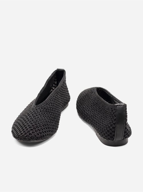 Ballerines en maille - Kiabi