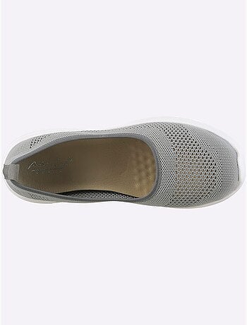 Ballerines en matière textile avec motif ajouré et semelle confortable - Taille standard - Helline