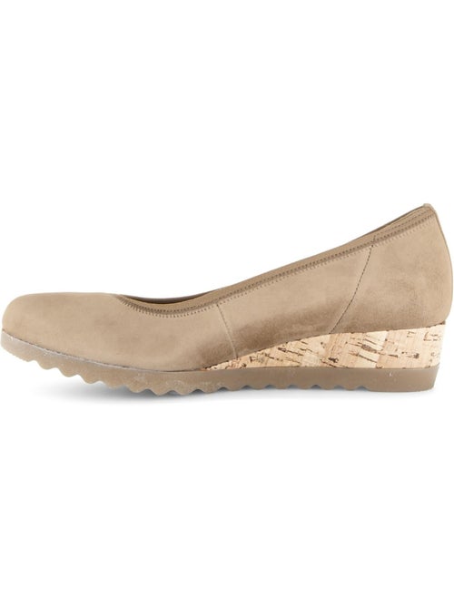 Ballerines  en nubuck - Kiabi