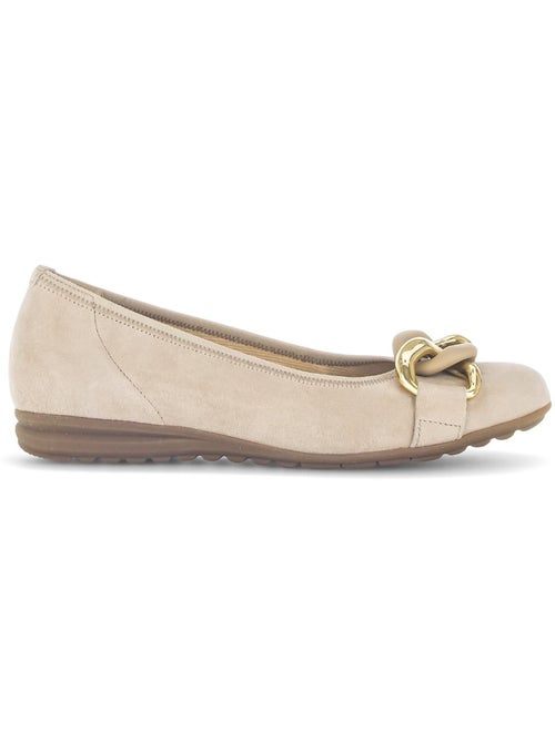 Ballerines  en nubuck - Kiabi