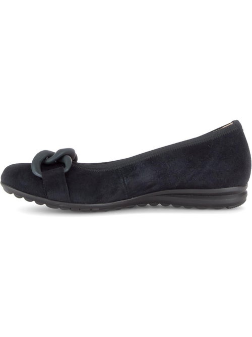 Ballerines  en nubuck - Kiabi
