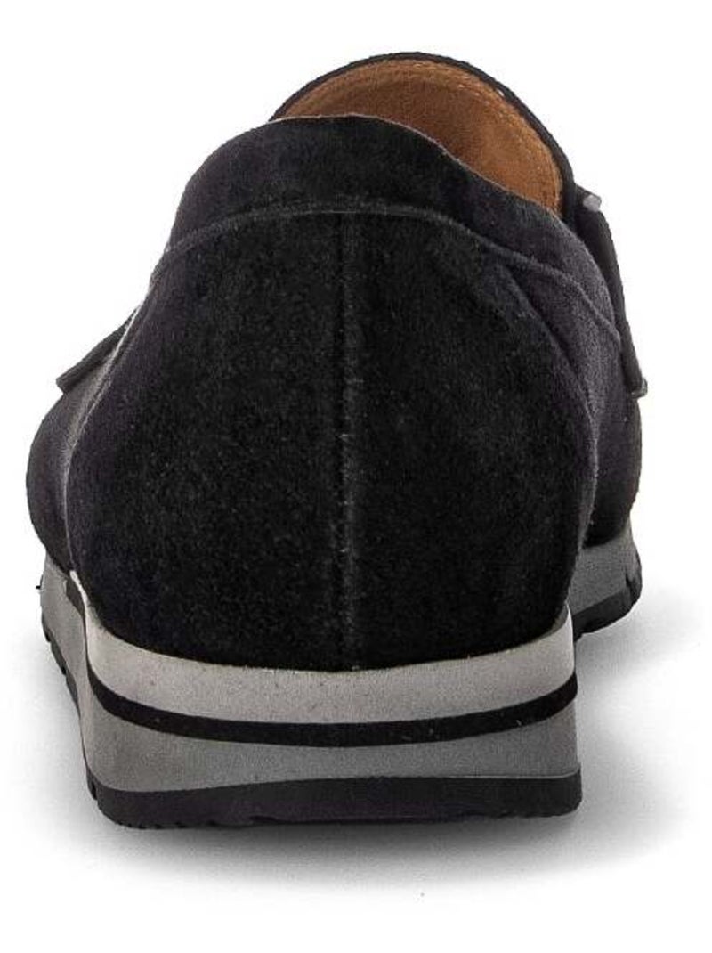 Ballerines  en Nubuck Noir - Kiabi