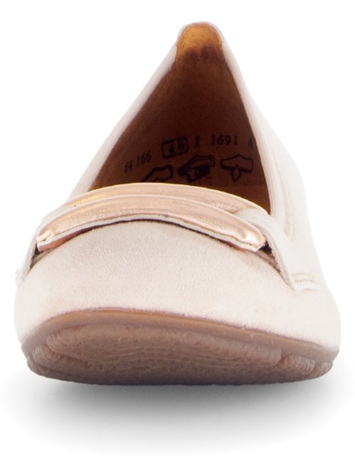 Ballerines  en nubuck - Kiabi