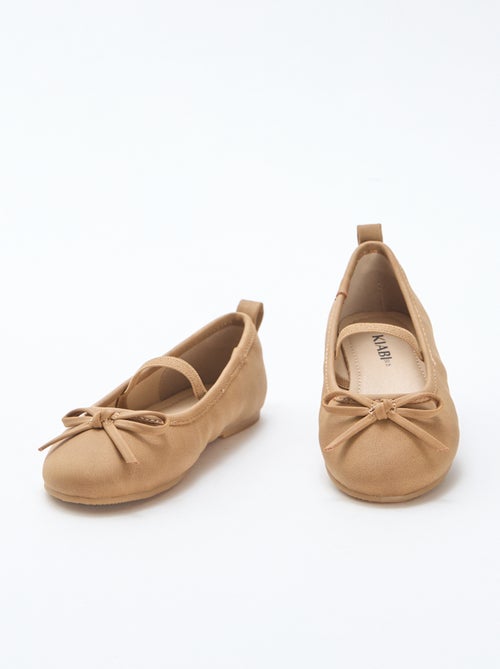 Ballerines en simili à bride - Kiabi