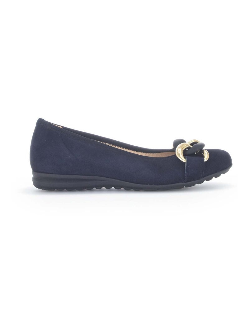 Ballerines  en suède Gabor Bleu marine - Kiabi