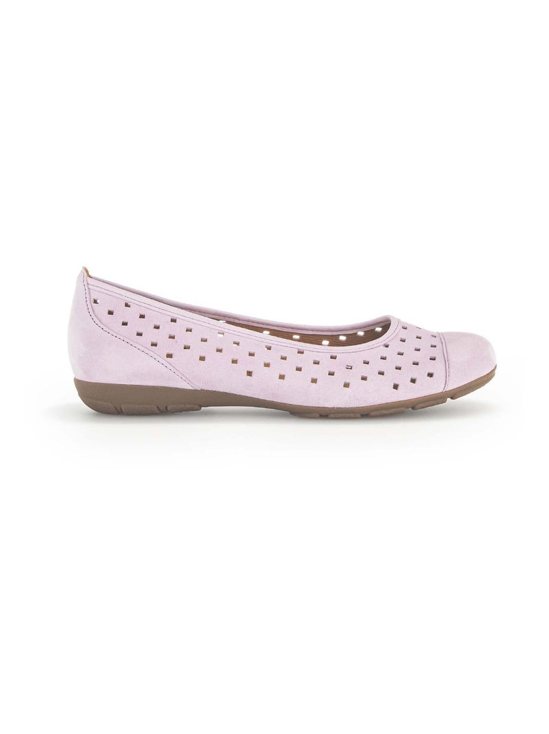 Ballerines  en suède Gabor Violet - Kiabi