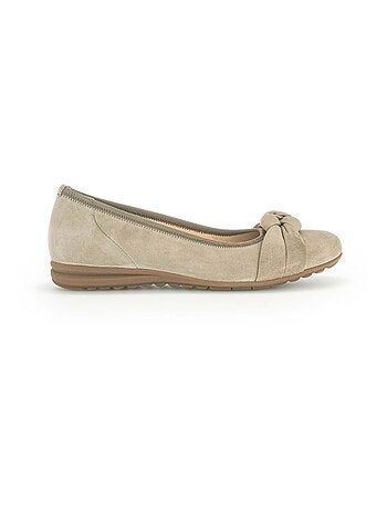 Ballerines en suède