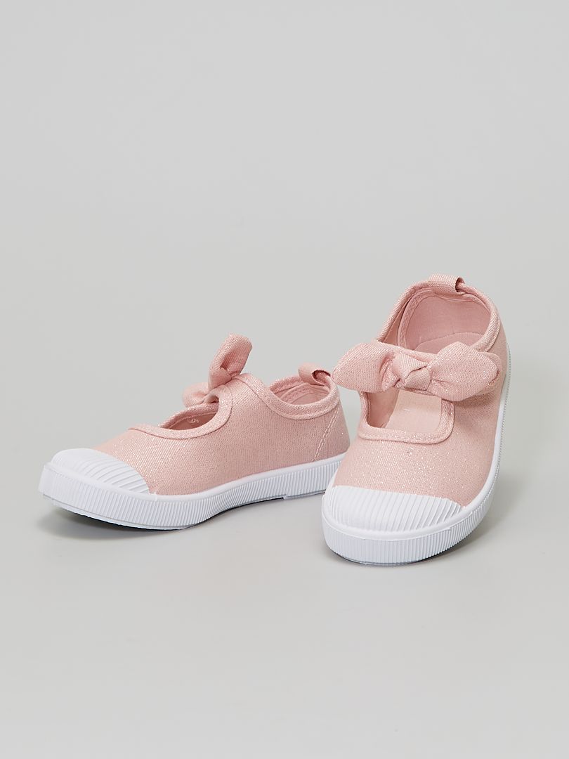 ballerine rose paillette