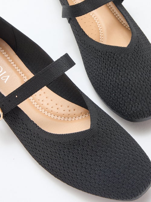 Ballerines en tricot - Kiabi