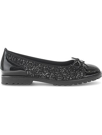 Ballerines en tweed
