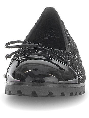 Ballerines en tweed