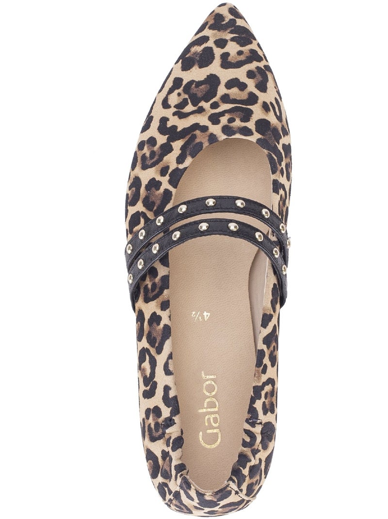 Ballerines  en velours Beige - Kiabi