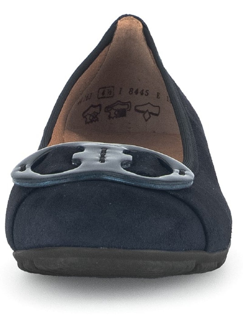 Ballerines  en velours Bleu - Kiabi