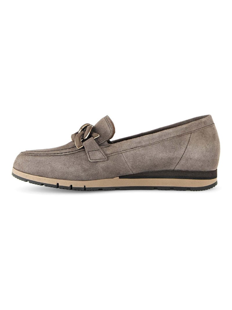 Ballerines  en velours Gabor Marron - Kiabi