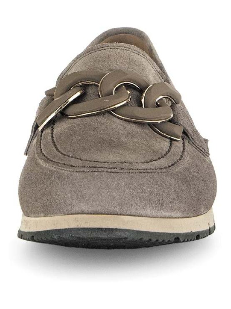 Ballerines  en velours Gabor Marron - Kiabi