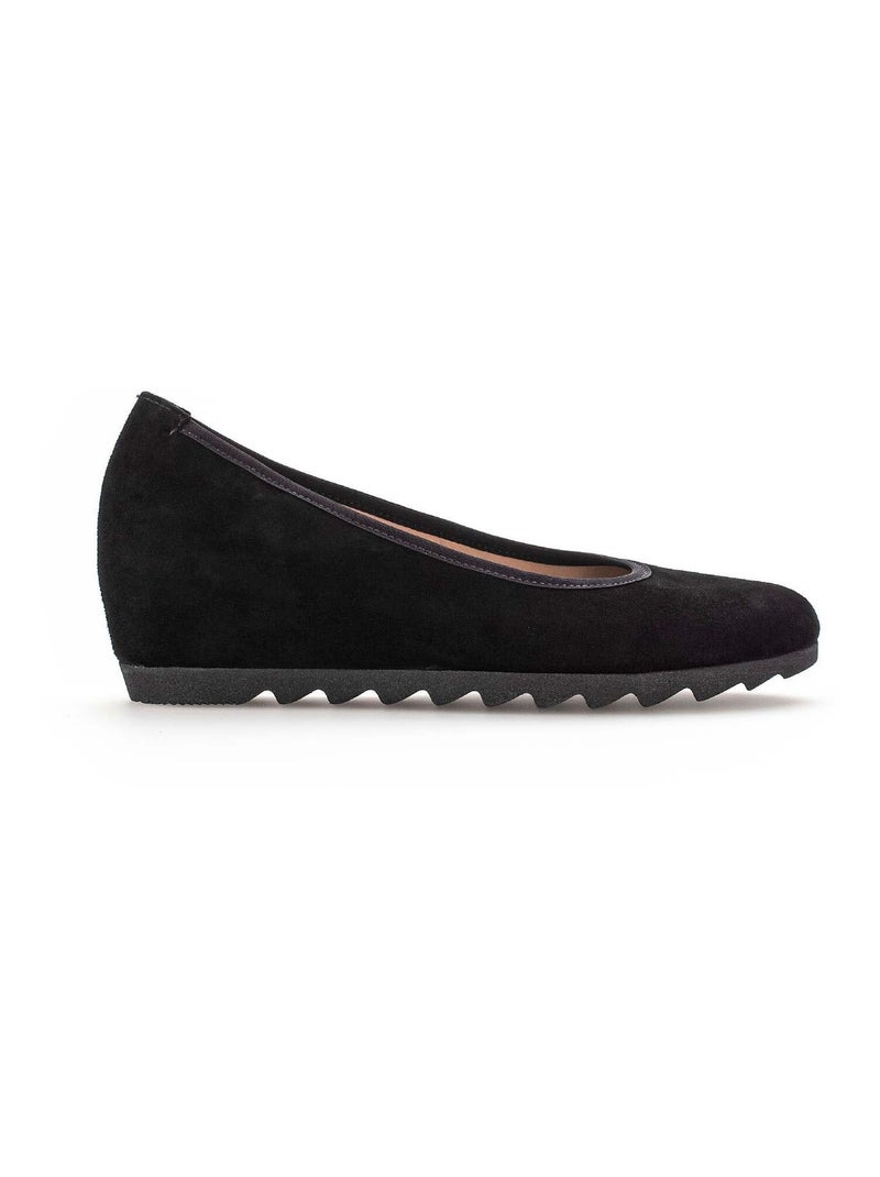 Ballerines  en velours Gabor Noir Noir - Kiabi