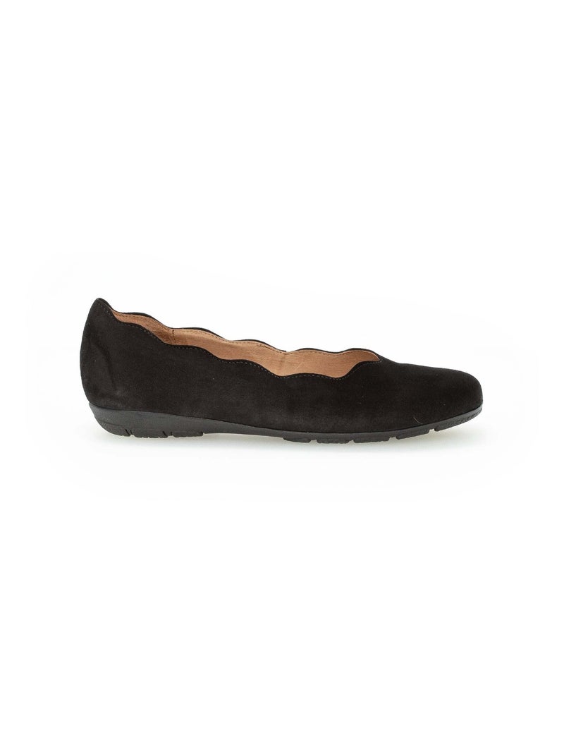 Ballerines  en velours Gabor Noir Noir - Kiabi