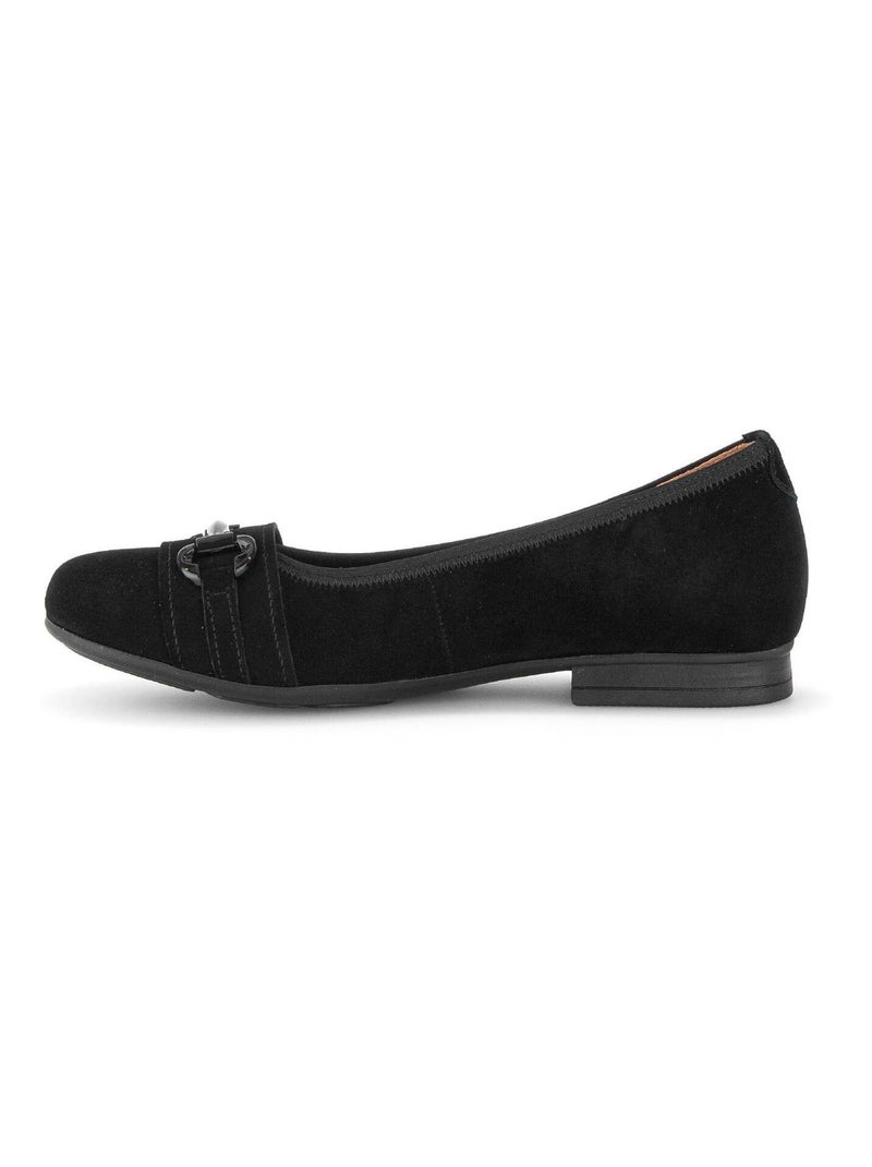 Ballerines  en velours Gabor Noir Noir - Kiabi